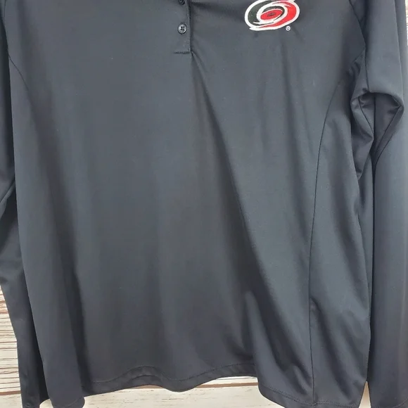 Lot of 3 Antigua Womens XL NHL Carolina Hurricanes Red/Black Polo Shirts - Picture 13 of 15